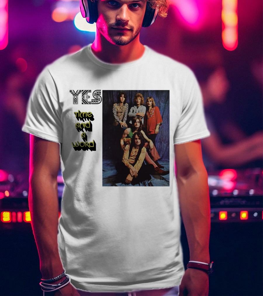 Yes Time And A Word Band Photo T-Shirt