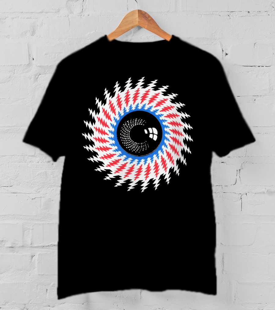 Grateful Dead Steal Your Face Optical Illusion Eye T-Shirt