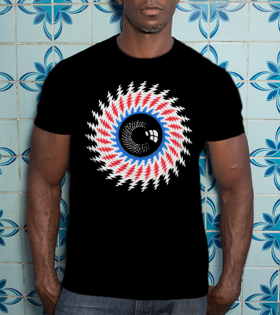 Grateful Dead Steal Your Face Optical Illusion Eye T-Shirt