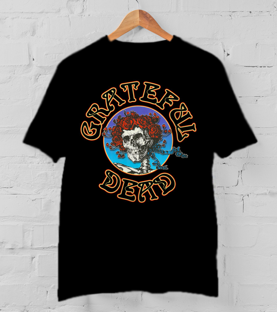 Grateful Dead Skull With Roses T-Shirt
