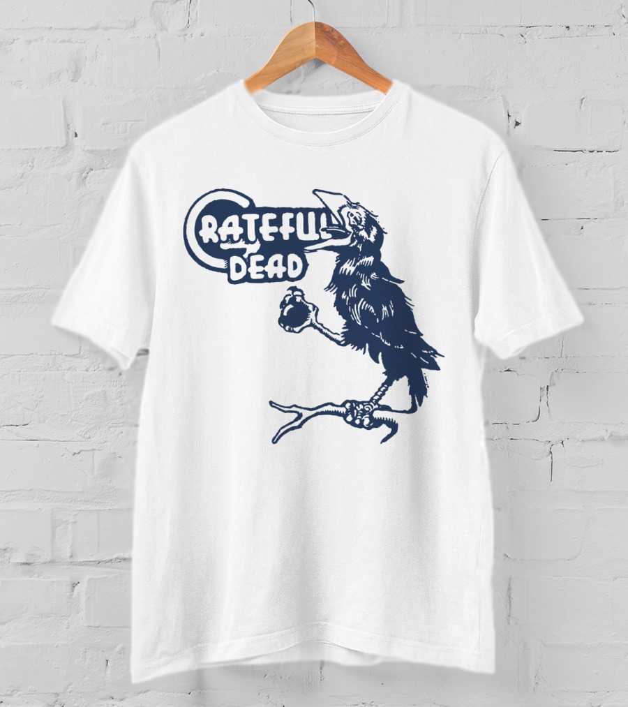 Grateful Dead Crow Holding Heart T-Shirt