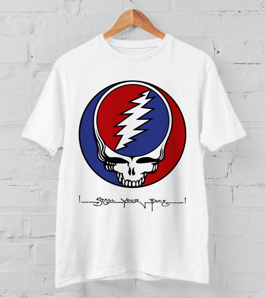Gd Steal Your Face Skull T-Shirt