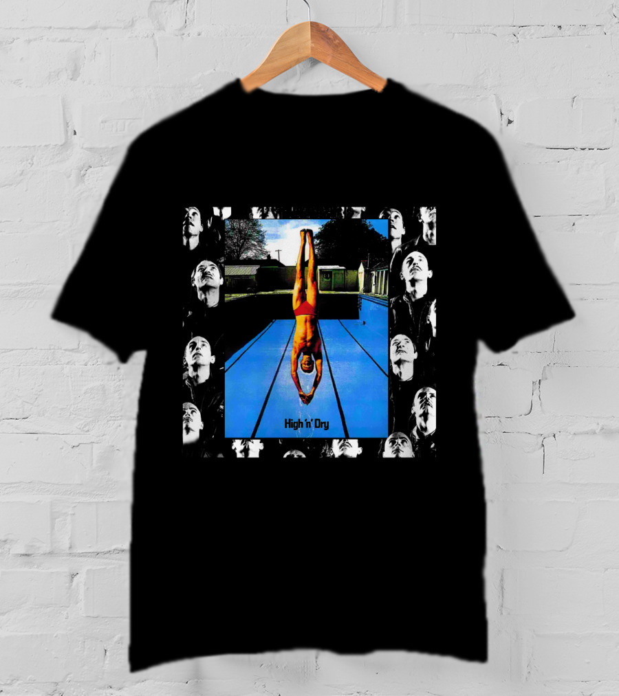 High 'N' Dry Dlp Swimming Pool Diver Photomontage T-Shirt