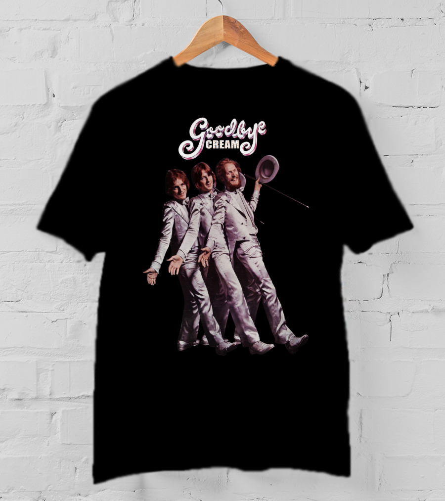 Goodbye Cream Band Iconic Farewell Tour White Suits Pose T-Shirt