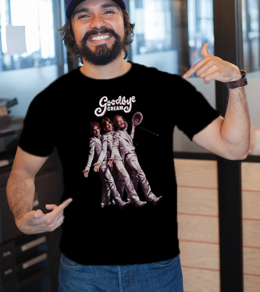 Goodbye Cream Band Iconic Farewell Tour White Suits Pose T-Shirt