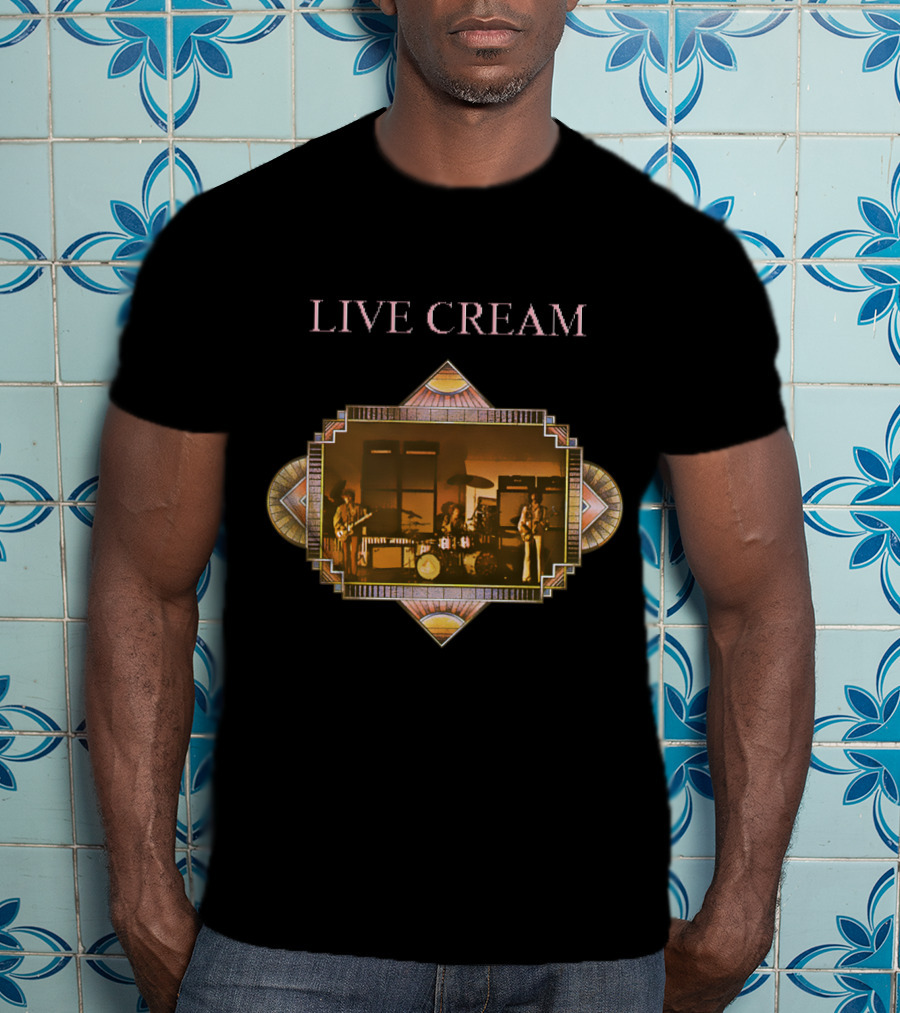 Live Cream Concert Performance Vintage Retro Style T-Shirt