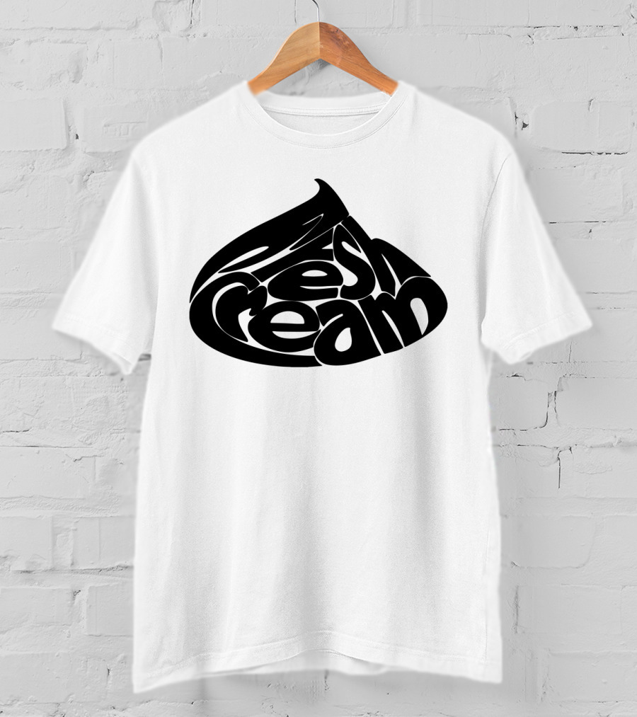 Fresh Cream Album Logo Black T-Shirt