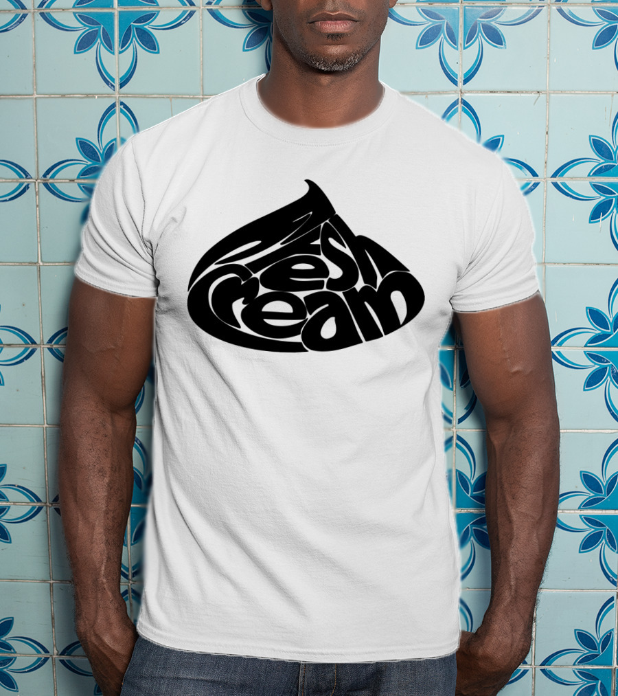 Fresh Cream Album Logo Black T-Shirt