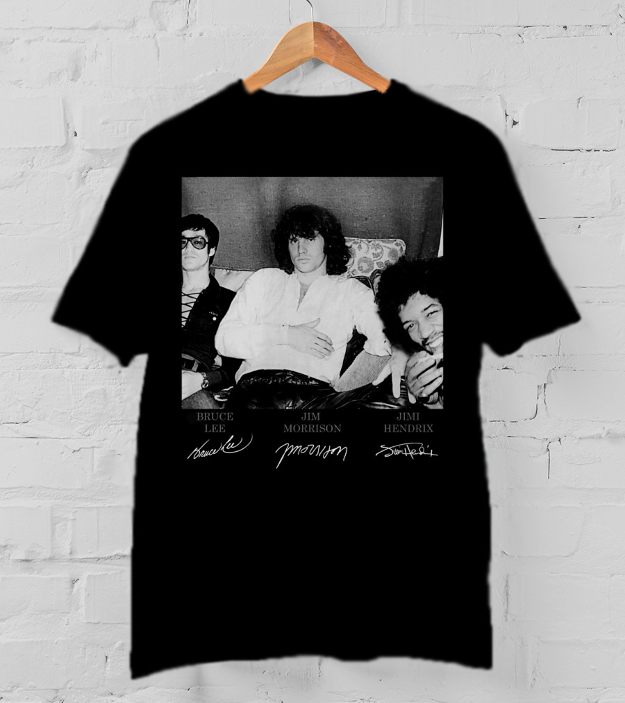 Bruce Lee Jim Morrison Jimi Hendrix T-Shirt