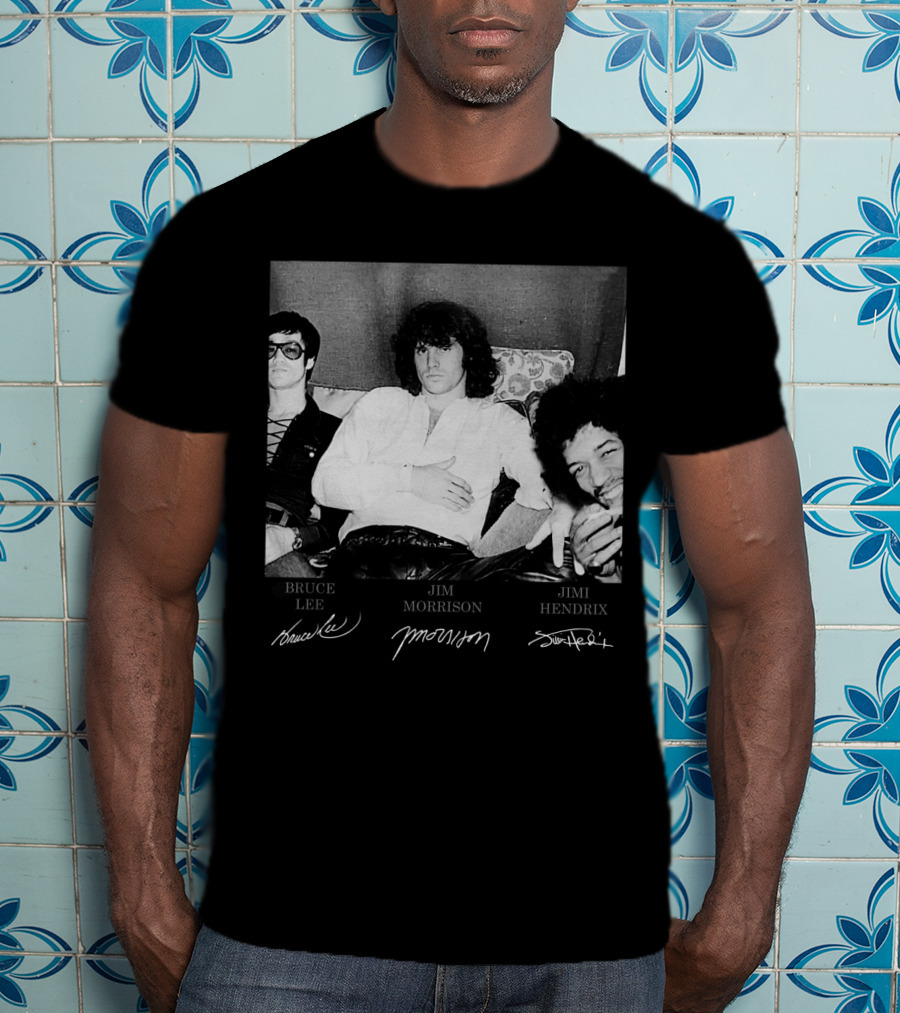 Bruce Lee Jim Morrison Jimi Hendrix T-Shirt