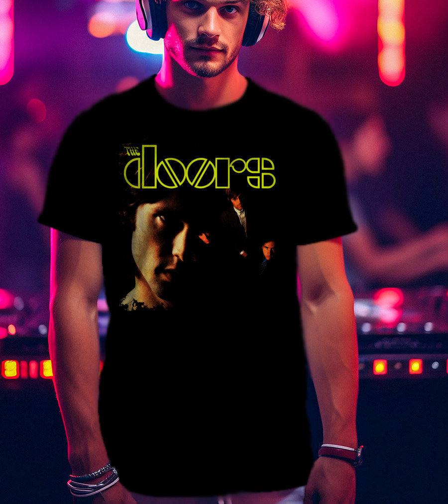 The Doors Band Members Portrait T-Shirt
