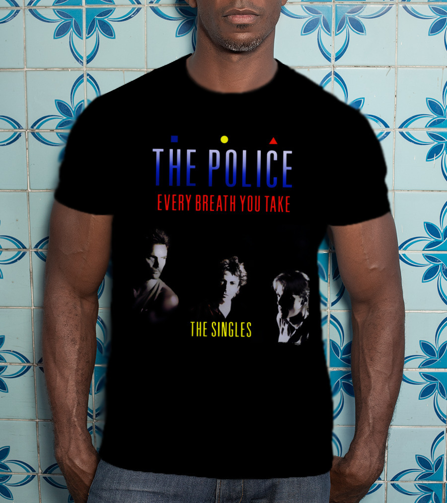 The Police Every Breath You Take The Singles T-Shirt