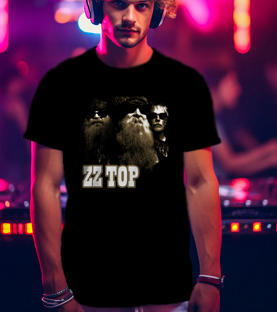 Zz Top Band Portrait T-Shirt