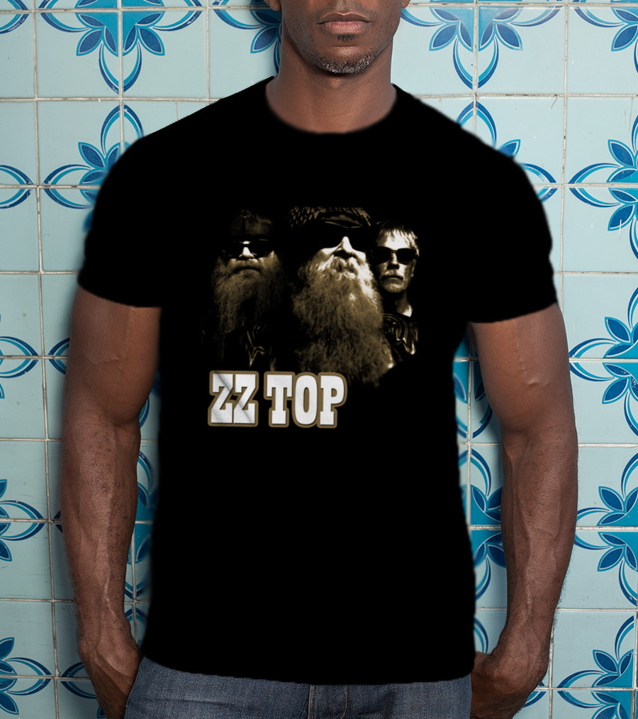Zz Top Band Portrait T-Shirt