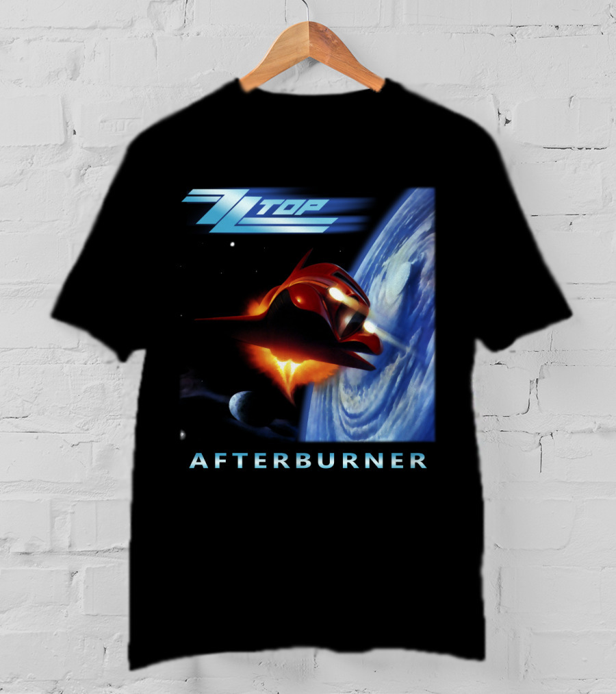 Zz Top Afterburner Spaceship Planet T-Shirt