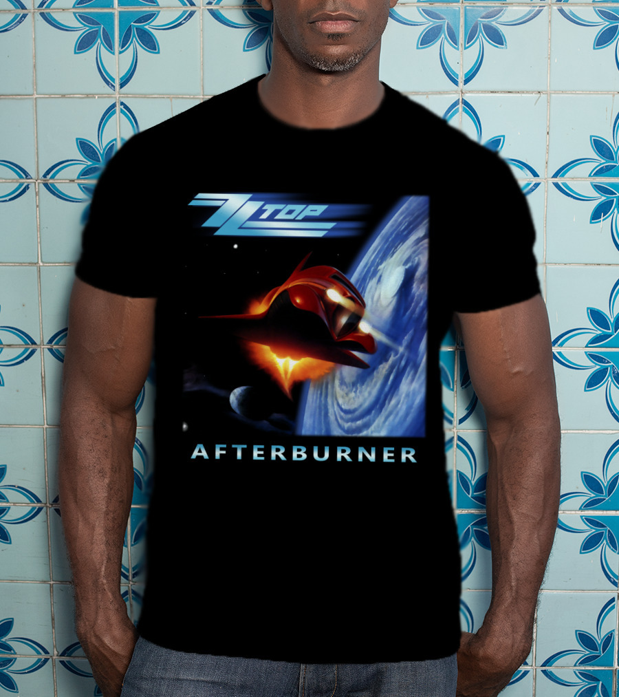Zz Top Afterburner Spaceship Planet T-Shirt