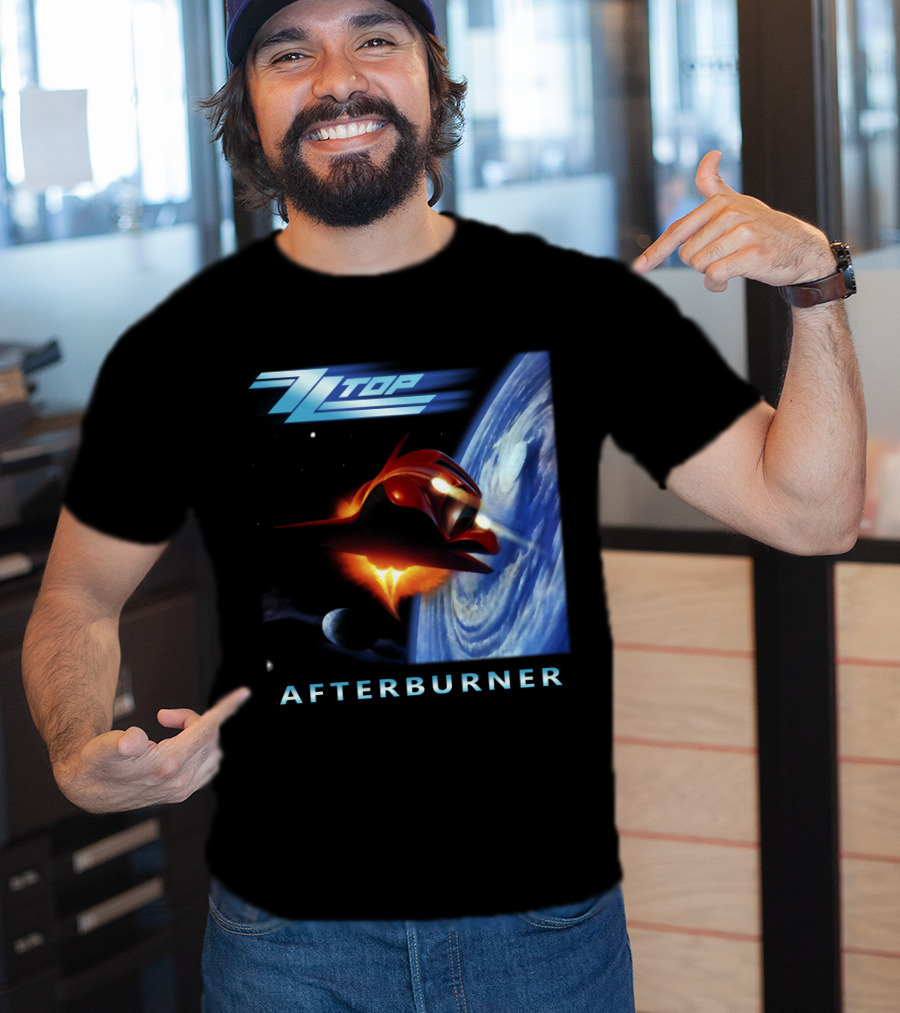Zz Top Afterburner Spaceship Planet T-Shirt