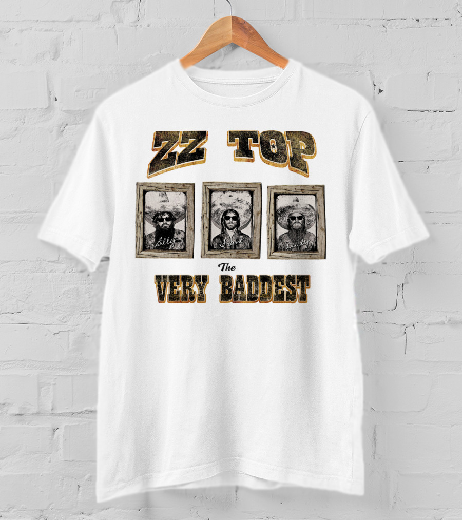 Zz Top The Very Baddest Billy Frank Dusty T-Shirt