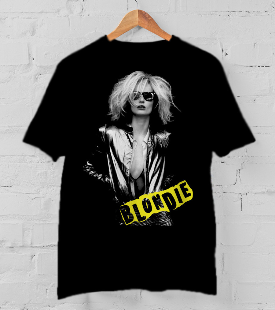 Blondie Silver Jacket And Sunglasses Iconic T-Shirt