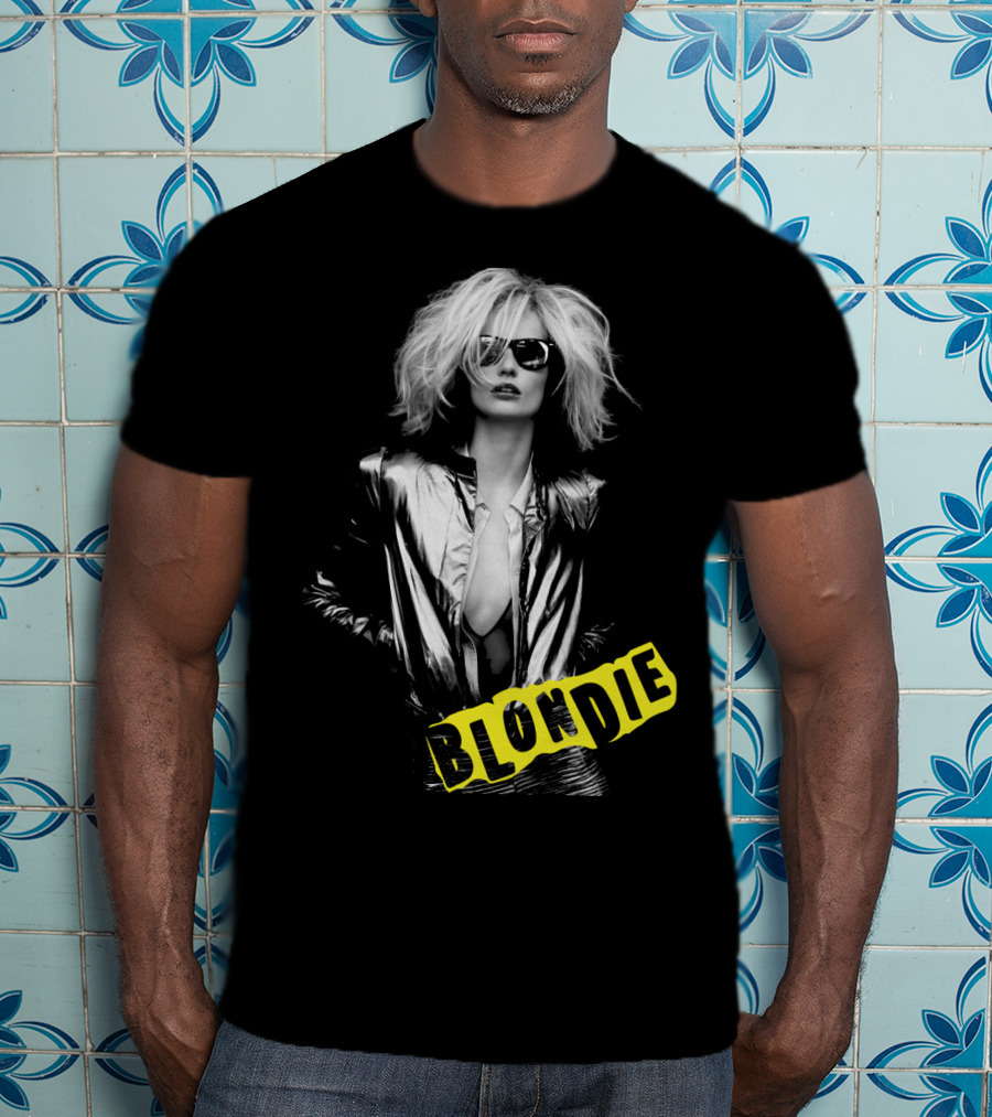 Blondie Silver Jacket And Sunglasses Iconic T-Shirt