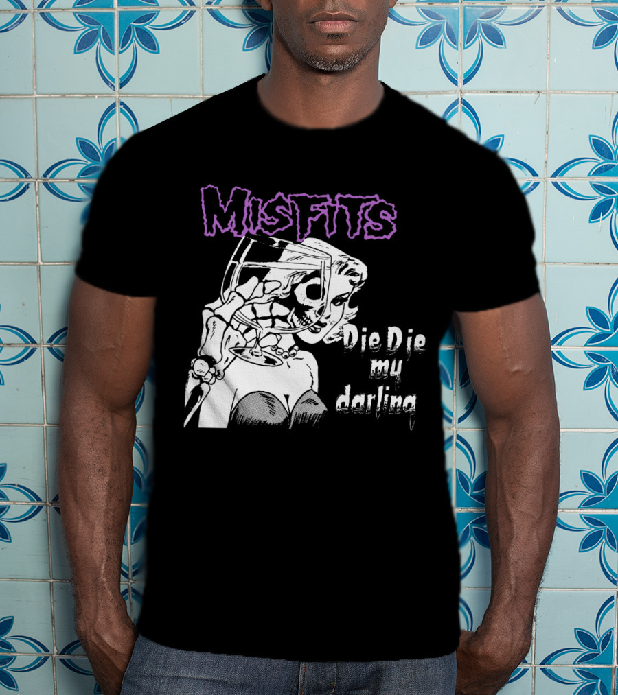 Misfits Die Die My Darling Vintage Comic Style Artwork T-Shirt