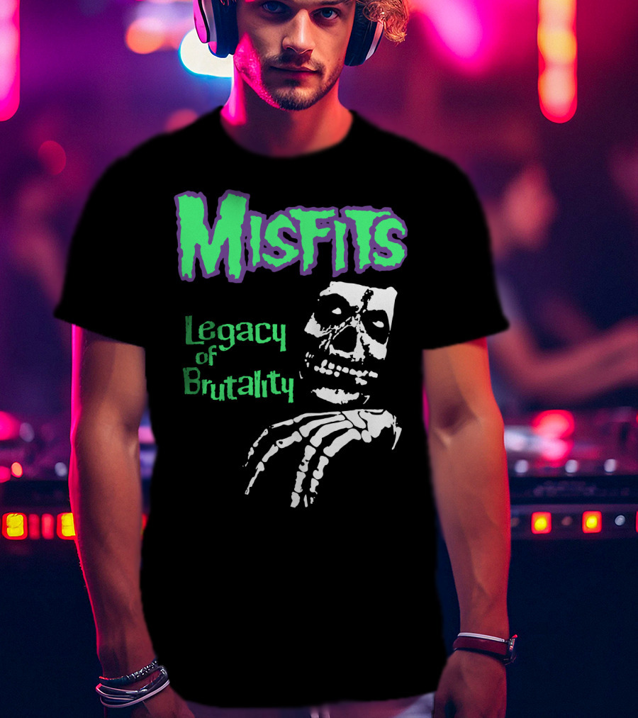 Misfits Legacy Of Brutality Skeleton T-Shirt