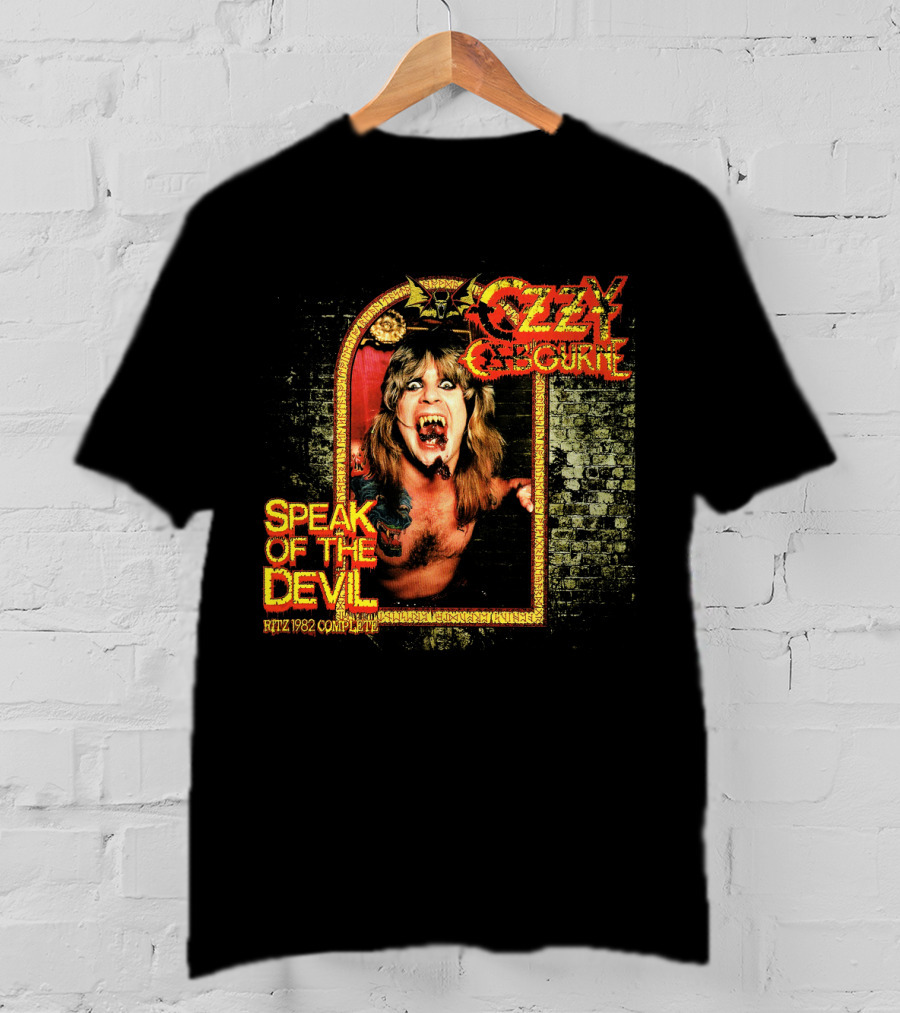 Ozzy Osbourne Speak Of The Devil Ritz 1982 Complete T-Shirt