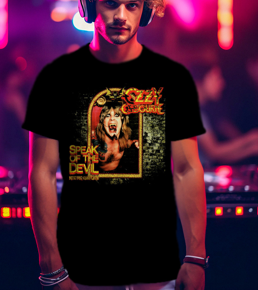 Ozzy Osbourne Speak Of The Devil Ritz 1982 Complete T-Shirt