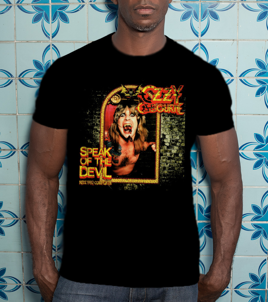 Ozzy Osbourne Speak Of The Devil Ritz 1982 Complete T-Shirt