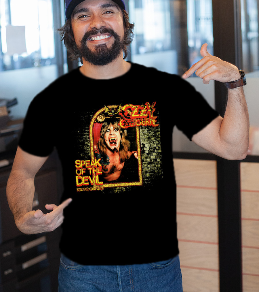 Ozzy Osbourne Speak Of The Devil Ritz 1982 Complete T-Shirt