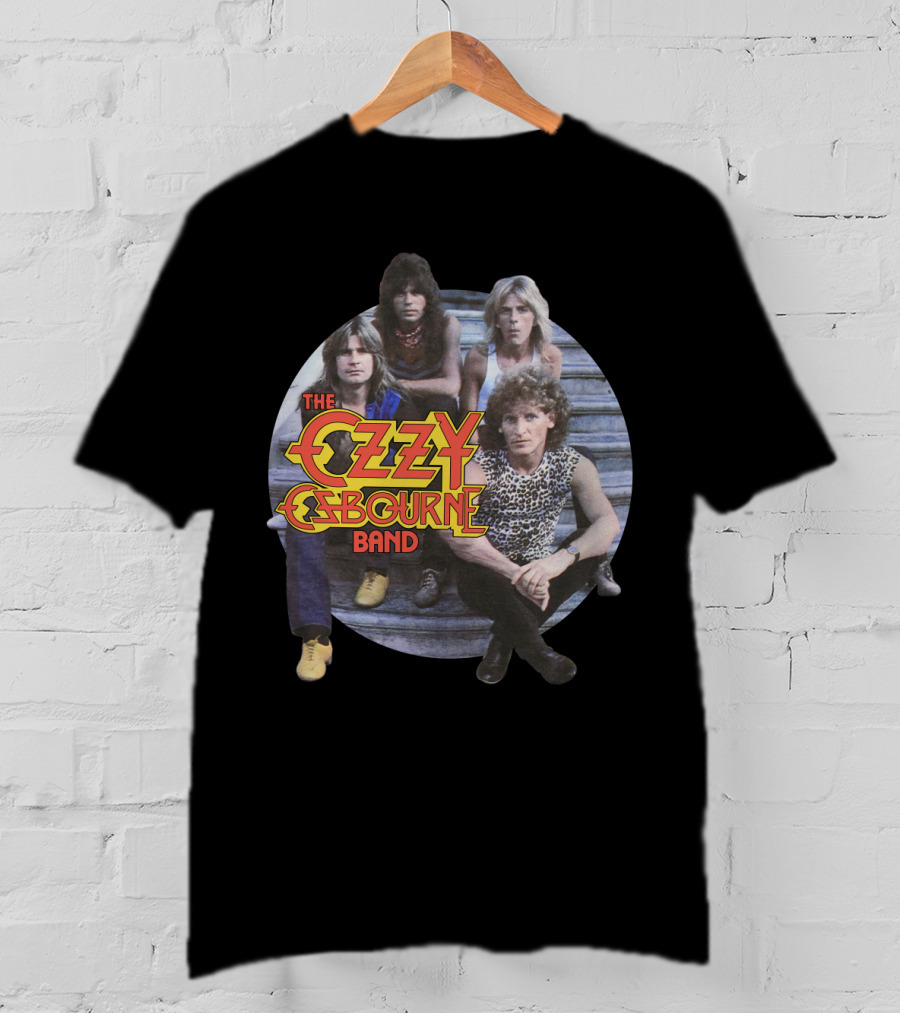 The Ozzy Osbourne Band Vintage Concert Tour Photo T-Shirt