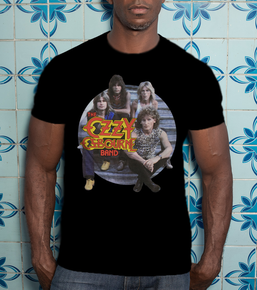The Ozzy Osbourne Band Vintage Concert Tour Photo T-Shirt