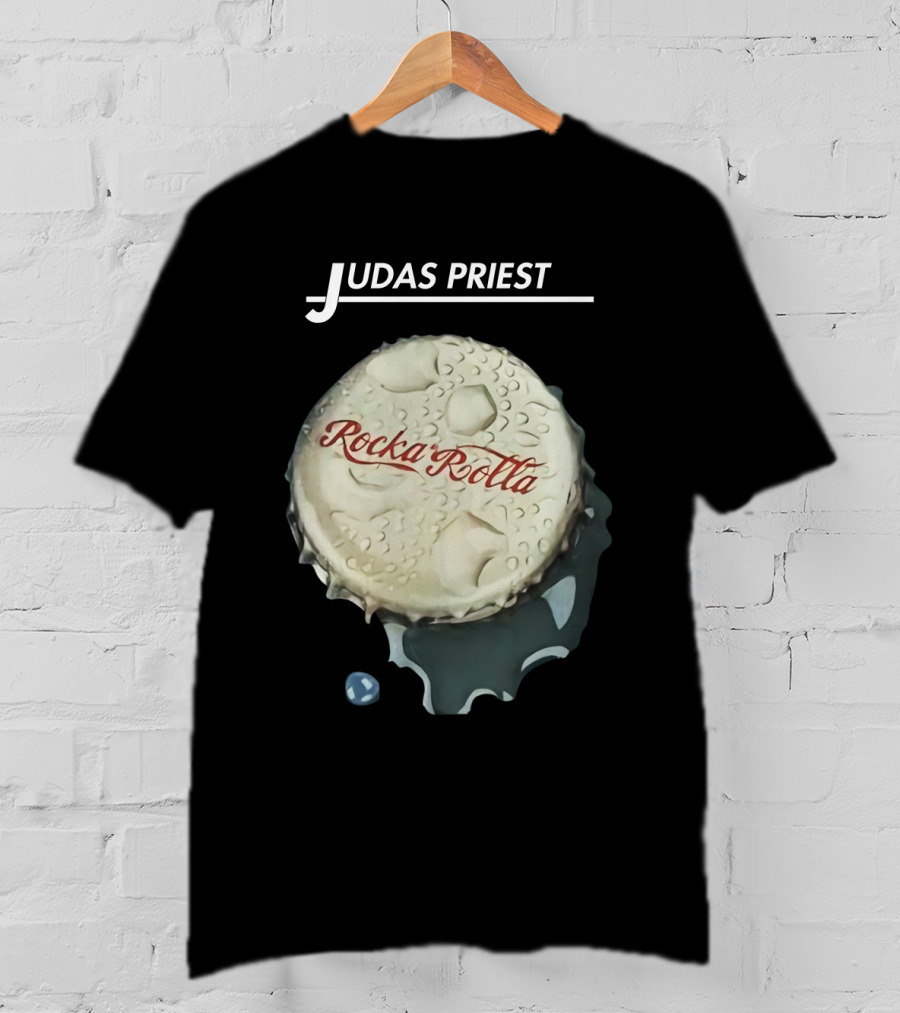 Judas Priest Rocka Rolla Bottle Cap T-Shirt