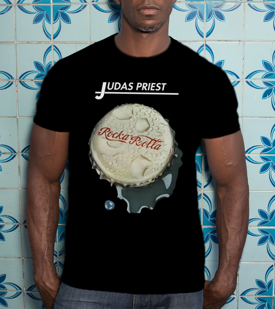 Judas Priest Rocka Rolla Bottle Cap T-Shirt