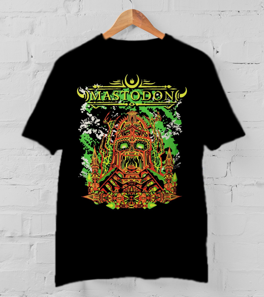 Mastodon Mtd 13 Psychedelic Skull Warrior T-Shirt