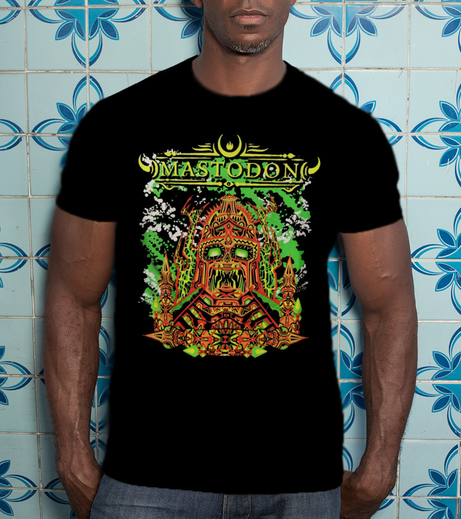 Mastodon Mtd 13 Psychedelic Skull Warrior T-Shirt