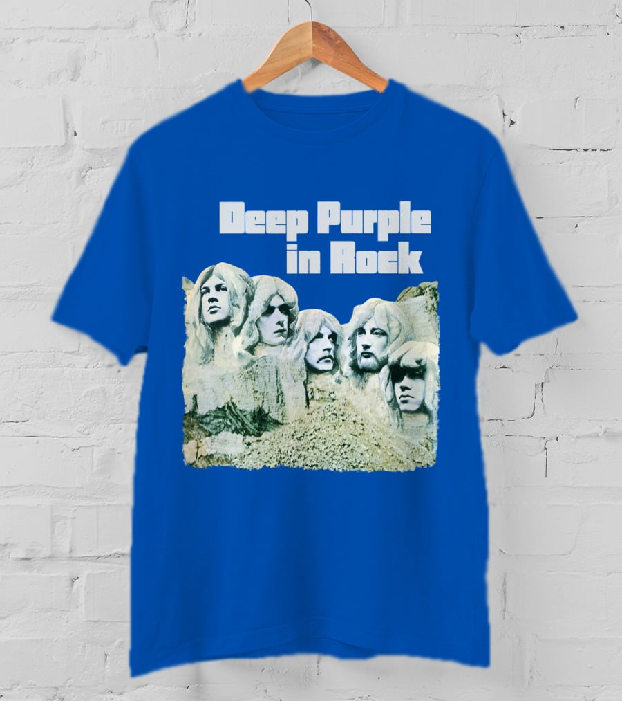 Deep Purple In Rock Mount Rushmore Album Art T-Shirt