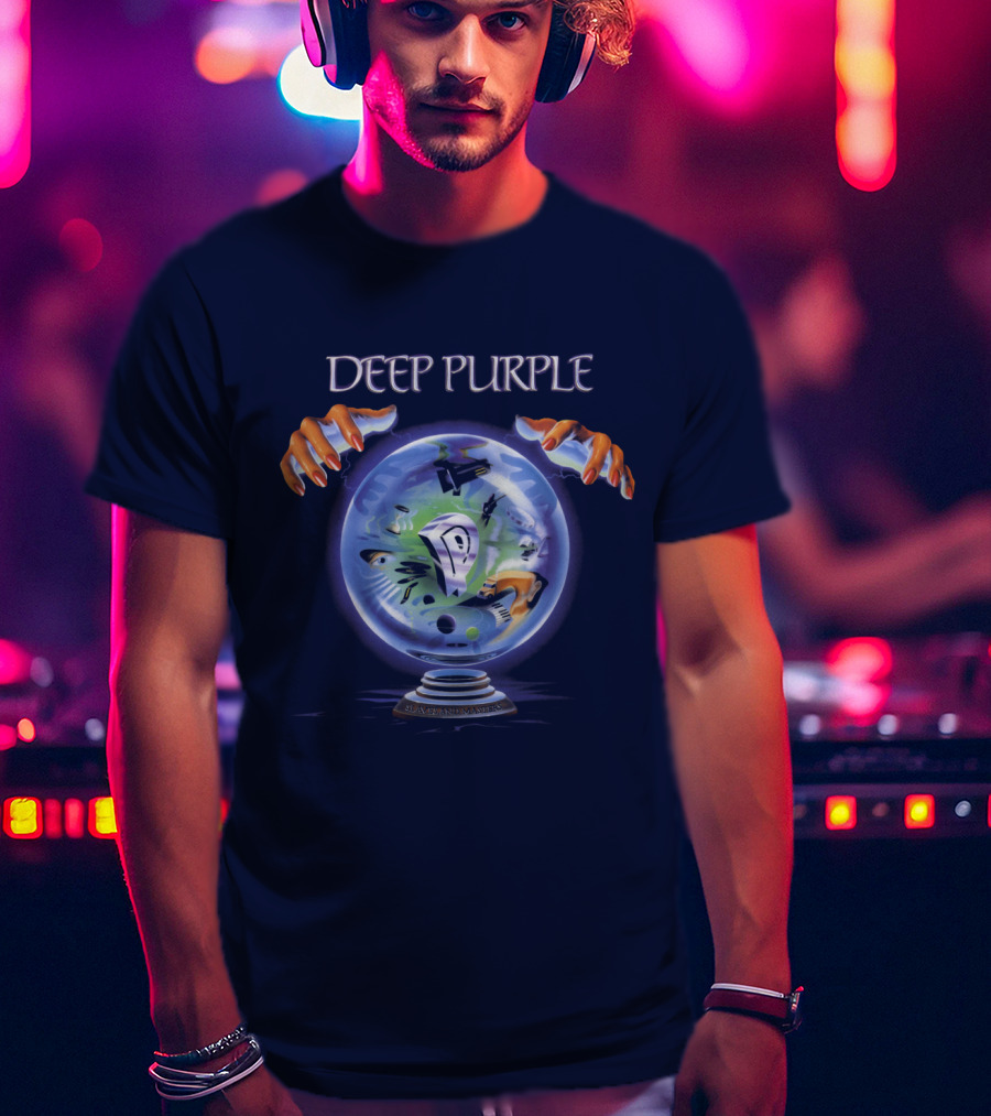 Deep Purple Mystic Globe Artwork T-Shirt