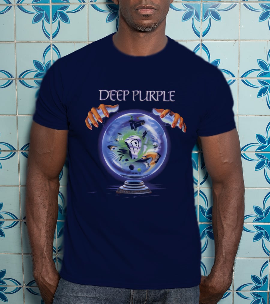 Deep Purple Mystic Globe Artwork T-Shirt