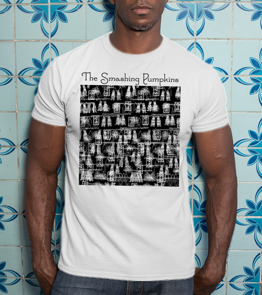 The Smashing Pumpkins 9 Monochrome T-Shirt