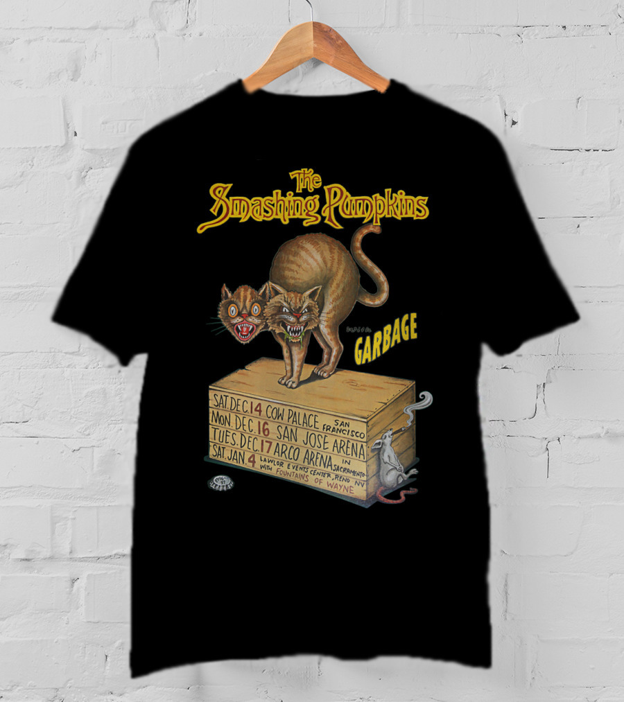 The Smashing Pumpkins Garbage Cow Palace San Jose Arena Arco Arena T-Shirt
