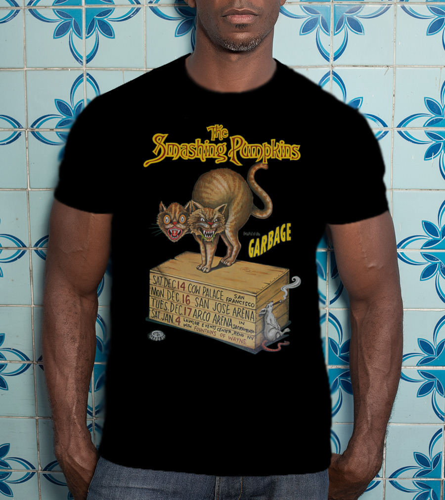 The Smashing Pumpkins Garbage Cow Palace San Jose Arena Arco Arena T-Shirt