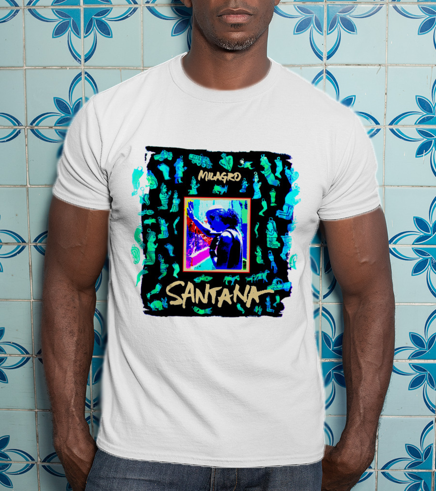 Milagro Santana Album Art Theme T-Shirt