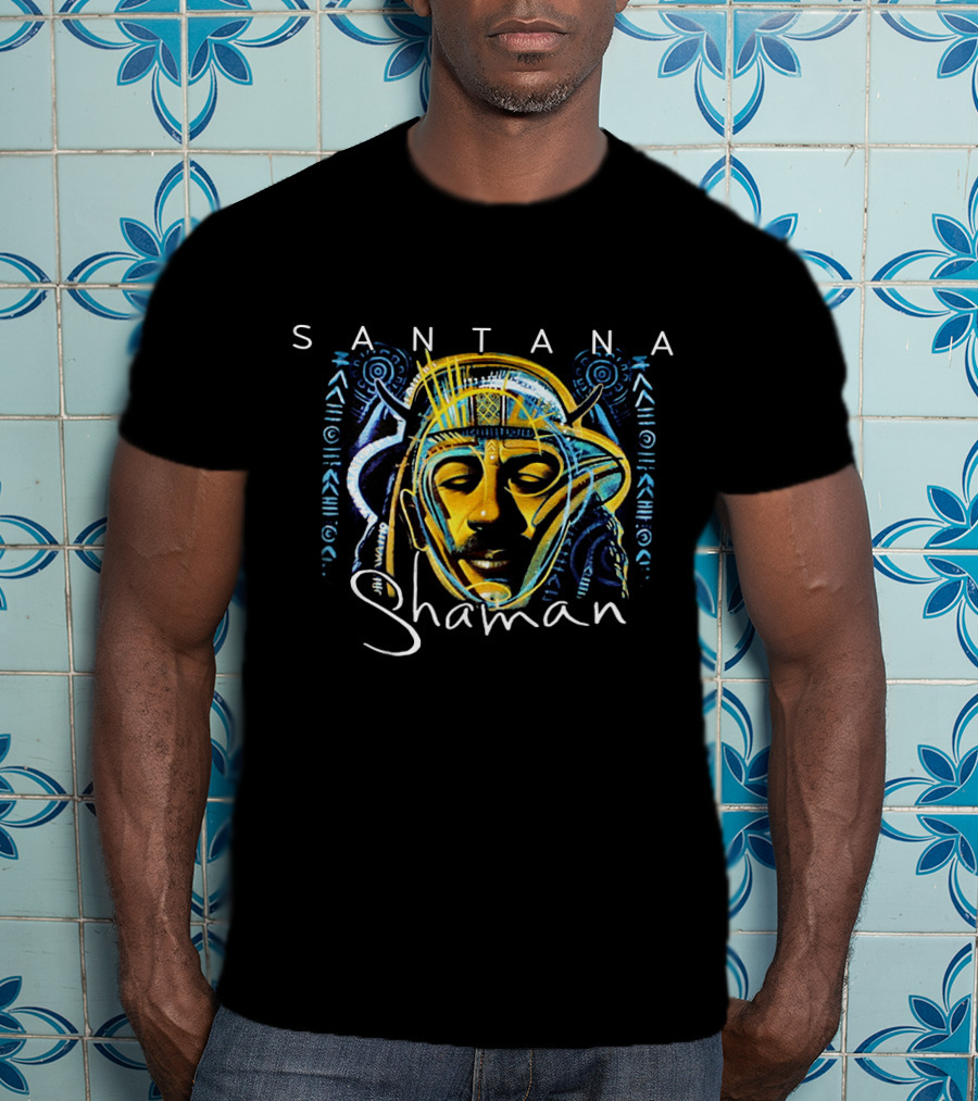Santana Shaman Tribal Art Poster T-Shirt