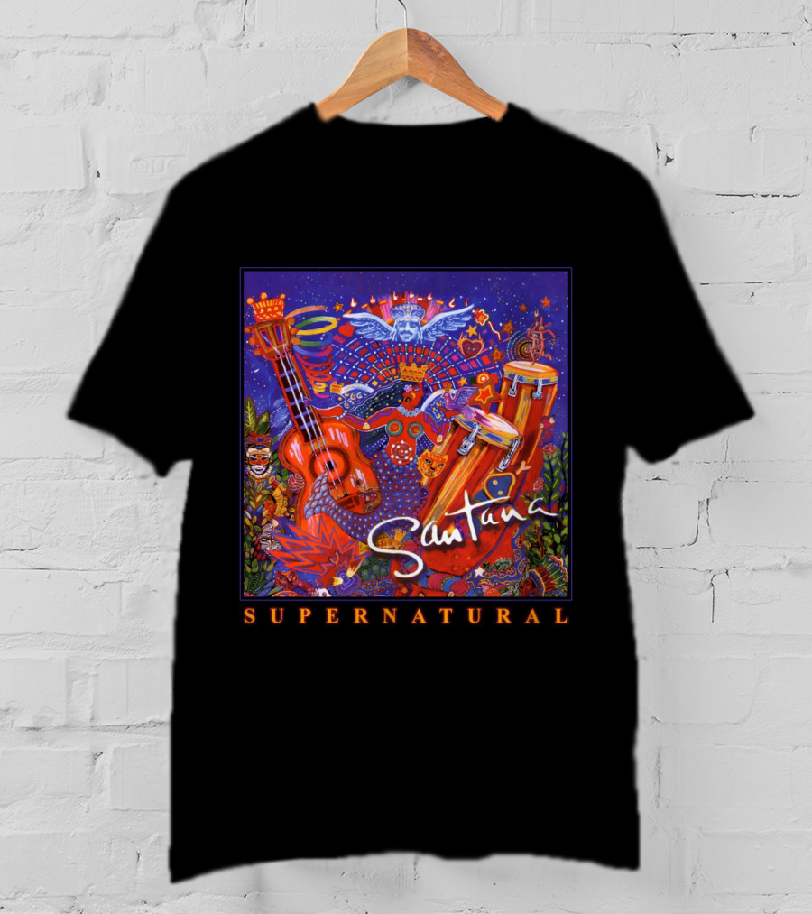 Santana Supernatural Album Artwork🎸 T-Shirt