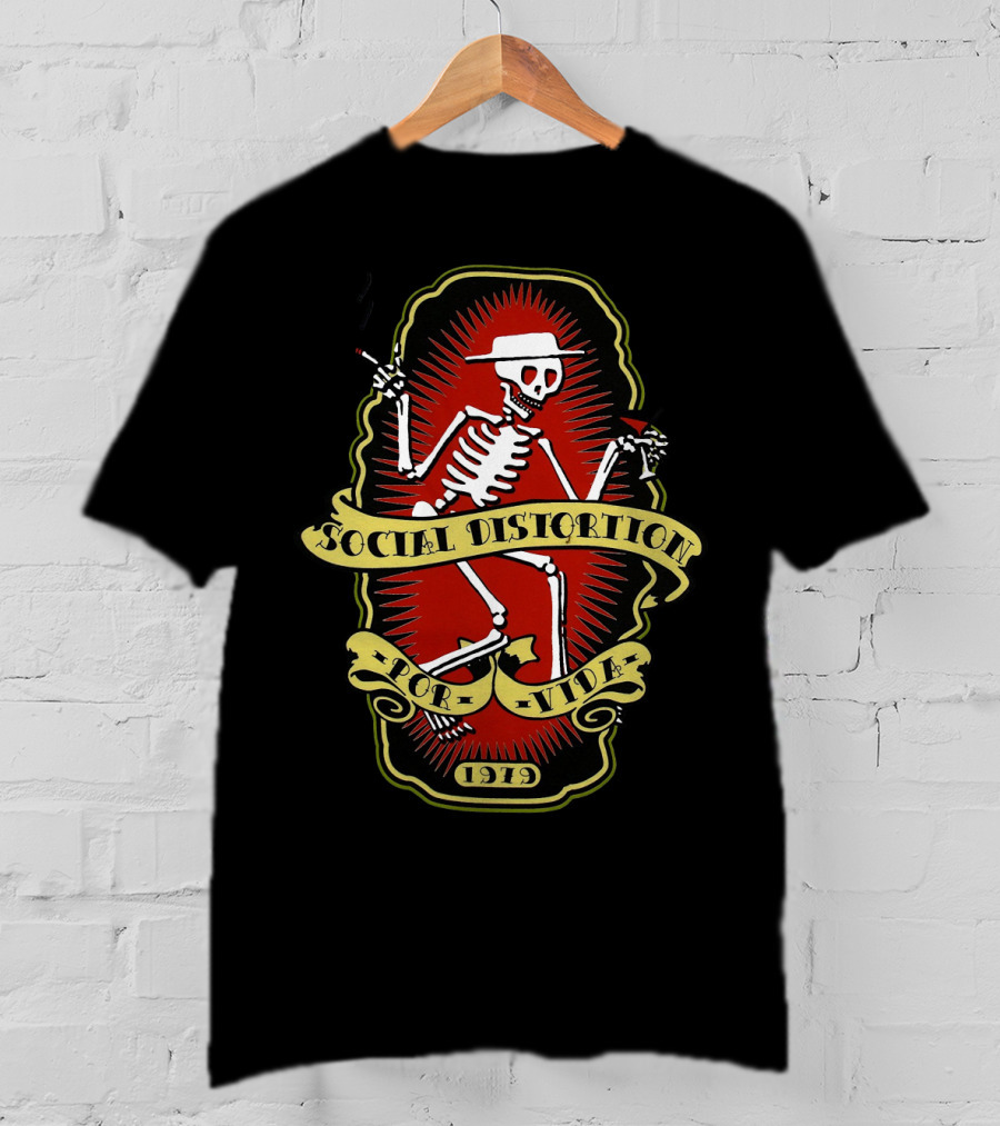 Social Distortion Skelly 1919 For Life T-Shirt