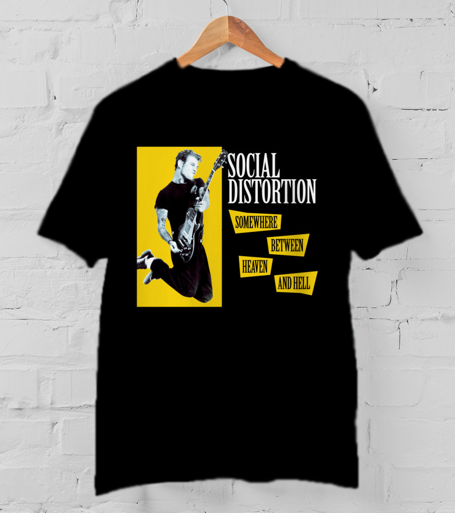 Social Distortion Somewhere Between Heaven And Hell T-Shirt