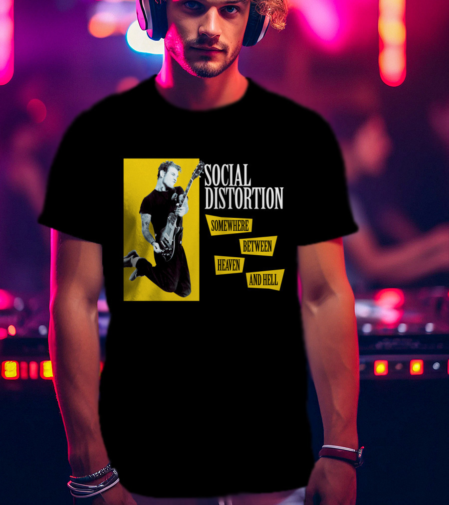 Social Distortion Somewhere Between Heaven And Hell T-Shirt