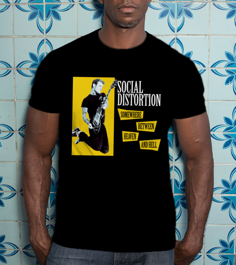 Social Distortion Somewhere Between Heaven And Hell T-Shirt