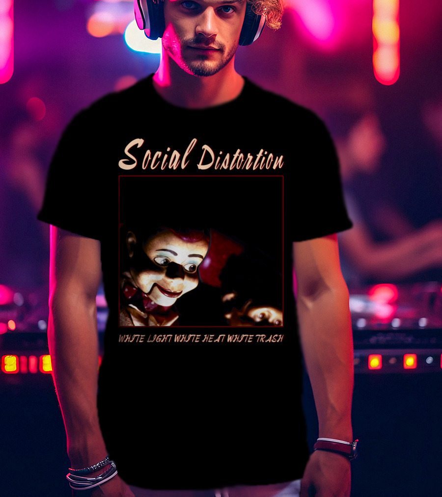 Social Distortion White Light White Heat White Trash T-Shirt
